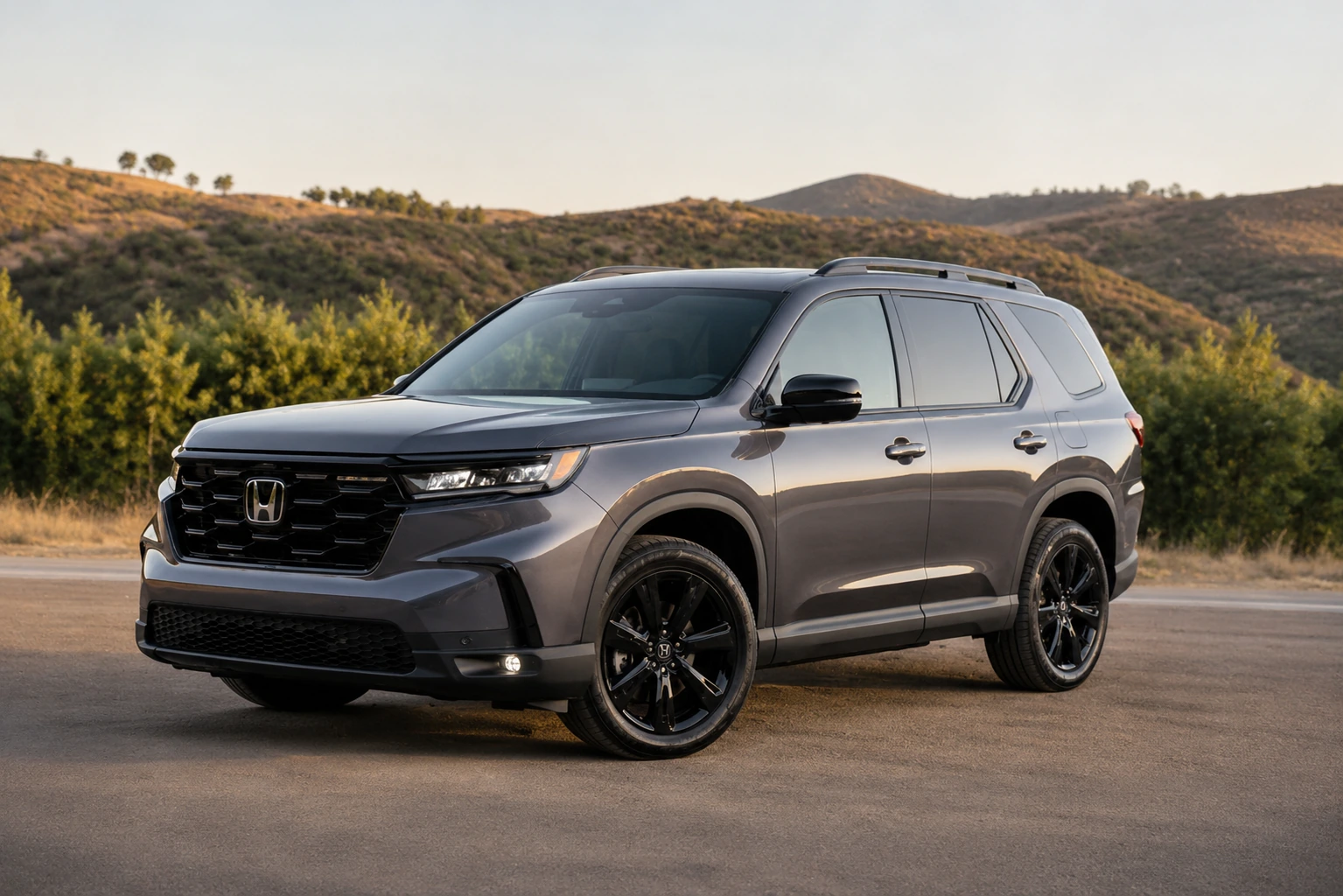Honda Pilot, representative of our 3-row suv class