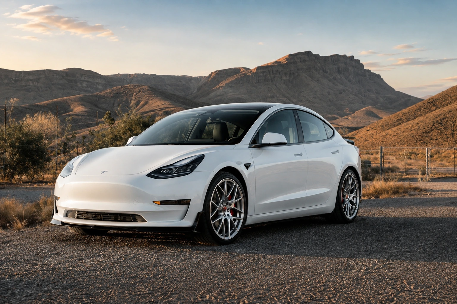 Tesla Model 3, representative of our electric sedan class